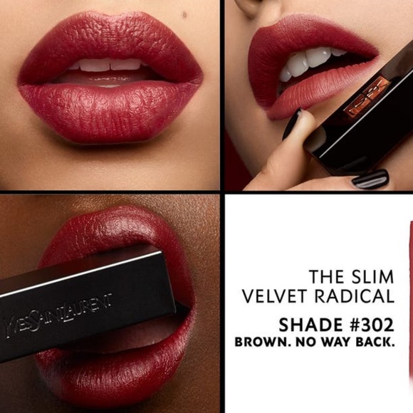New Yves Saint Laurent Slim Velvet
Radical 302 Brown No Way Back
307 Fiery Spice - Picture 3 of 4